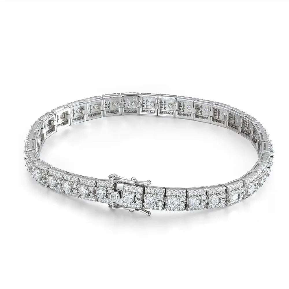 The Cuban — Iced Moissanite Bracelet