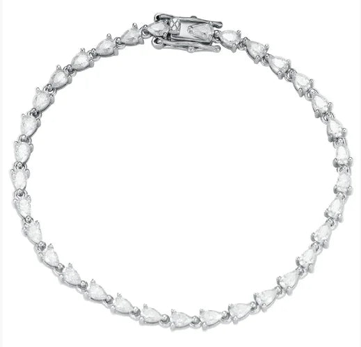The Drop — Pear Cut Tennis Bracelet