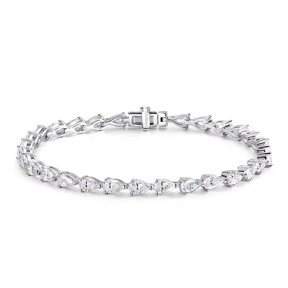 The Drop — Pear Cut Tennis Bracelet