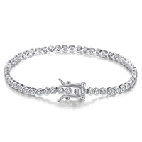 The Halo — Bezel Tennis Bracelet